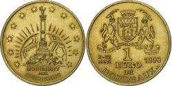 World Coins - France, Euro de Bordeaux, Monument aux Girondins, 1998, Cupro-aluminium-nickel