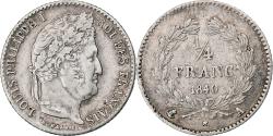 World Coins - France, Louis-Philippe I, 1/4 Franc, 1840, Paris, Silver, , Gadoury:355