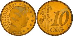 World Coins - Luxembourg, 10 Euro Cent, 2003, Utrecht, BU, , Brass, KM:78