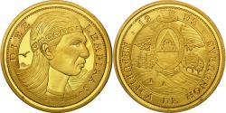 World Coins - Coin, Honduras, 10 Lempiras, 1995, Tower, , Gilt Alloy, KM:1b.1