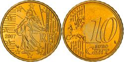 World Coins - France, 10 Euro Cent, 2007, Paris, , Brass, KM:1410