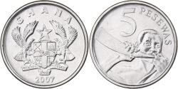 World Coins - Ghana, 5 Pesewas, 2007, Nickel Clad Steel, , KM:38