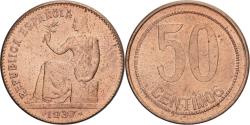 World Coins - Spain, 50 Centimos, 1936, , Copper, KM:754
