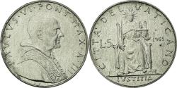 World Coins - Coin, VATICAN CITY, Paul VI, 5 Lire, 1965, , Aluminum, KM:78.2