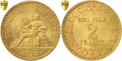 World Coins - Coin, France, Chambre de commerce, 2 Francs, 1925, Paris, PCGS, , MS(64)
