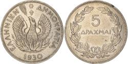 World Coins - Coin, Greece, 5 Drachmai, 1930, , Nickel, KM:71.2