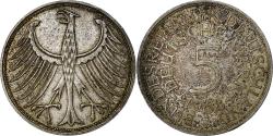 World Coins - GERMANY - FEDERAL REPUBLIC, 5 Mark, 1968, Hamburg, Silver, , KM:112.1