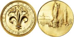 World Coins - France, Medal, Lille a bien Mérité la Patrie, Gilt Bronze, Charles,