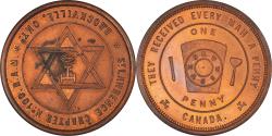 World Coins - Canada, Token, Masonic, Brockville, St Lawrence, Chapter Penny, , Copper