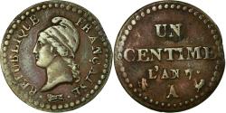 World Coins - Coin, France, Dupré, Centime, 1798, Paris, , Bronze, KM:646