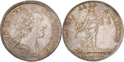 World Coins - France, Token, Louis XV, Juges et Consuls de Sens, 1766, Silver,