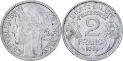 World Coins - France, 2 Francs, Morlon, 1949, Paris, Aluminum, , Gadoury:538b