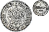 World Coins - Coin, Finland, Alexander III, Markka, 1893, Helsinki, , Silver, KM:3.2