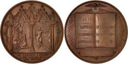 World Coins - France, Medal, Baptême, Religions & beliefs, 1845, , Cuivre
