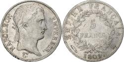 World Coins - France, 5 Francs, Napoléon I, 1809, Bordeaux, Silver, , KM:694.8