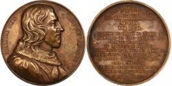 World Coins - France, Medal, Les Rois de France, Jean II, 1837, Bronze, Caqué,