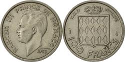 World Coins - Monaco, Rainier III, 100 Francs, Cent, 1956, , Copper-nickel, KM:134