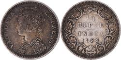 World Coins - Coin, INDIA-BRITISH, Victoria, 1/4 Rupee, 1892, , Silver, KM:490