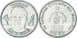 World Coins - France, Token, Football, Lilian Thuram, Sport, 1999, , Nickel