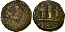 Ancient Coins - Coin, Justinian I, Decanummium, 552-565, Constantine in Numidia, Rare