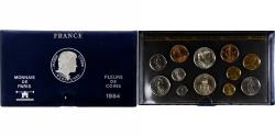 World Coins - France, Coffret 1 c. à 100 frs., 1984, MDP, série FDC,
