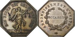 World Coins - France, Token, Notaires de l'Arrondissement d'Yvetot, Silver, Marey,
