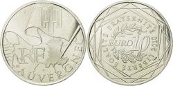 World Coins - France, 10 Euro, Auvergne, 2010, , Silver, KM:1646