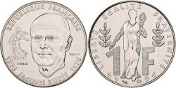 World Coins - France, 1 Franc, Jacques Rueff, 1996, MDP, Pattern, Nickel,