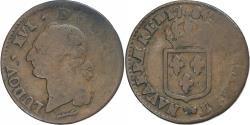 World Coins - France, Louis XVI, Sol de Béarn, 1784, Pau, Copper, , Gadoury:350a