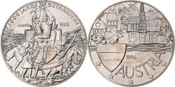 World Coins - Austria, 5 Euro, 1000 Jahre, 1996, Copper-nickel,