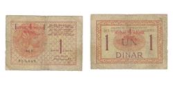 World Coins - Banknote, Yugoslavia, 4 Kronen on 1 Dinar, KM:15, VG(8-10)