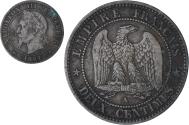 World Coins - France, Napoleon III, 2 Centimes, 1861, Paris, , Bronze, KM:796.4