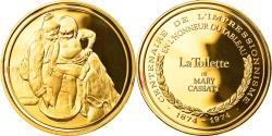 World Coins - France, Medal, Arts & Culture, La Toilette de Mary Cassatt, , Vermeil
