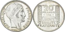 World Coins - Coin, France, Turin, 20 Francs, 1934, Paris, , Silver, KM:879