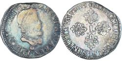 World Coins - Coin, France, Louis XIII, 1/2 Franc, buste enfantin au col fraisé, 1619