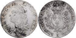 World Coins - France, Louis XV, Écu à la vieille tête, 1772, Bayonne, Silver, EF(40-45)