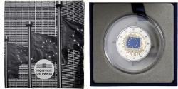 World Coins - France, 2 Euro, 30 Years of European Union Flag, Colorized, 2015, MDP