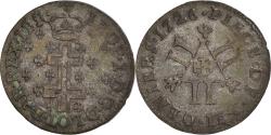 World Coins - Coin, German States, LORRAINE, Leopold Joseph, 12 Deniers, 1726, Nancy