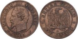 World Coins - France, Napoleon III, 2 Centimes, 1853, Paris, Bronze, , Gadoury:103