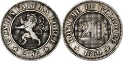 World Coins - Coin, Belgium, 20 Centimes, 1860, Brussels, Proof, , Copper-nickel