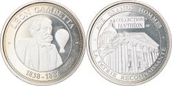 World Coins - France, Medal, Collection Panthéon, Léon Gambetta, Politics, , Silver