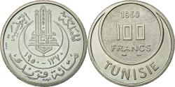 World Coins - Coin, Tunisia, Muhammad al-Amin Bey, 100 Francs, 1950, Paris,