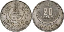World Coins - Coin, Tunisia, 20 Francs, 1950