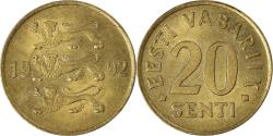 World Coins - Coin, Estonia, 20 Senti, 1992