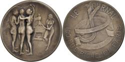 World Coins - France, Medal, IIIème République, Le Journal, 100 rue Richelieu, Paris