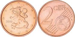 World Coins - Finland, 2 Euro Cent, 2009, Vantaa, , Copper Plated Steel, KM:99