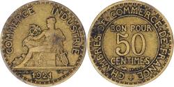 World Coins - Coin, France, 50 Centimes, 1921