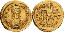Ancient Coins - Roman Empire, Theodosius II, Solidus, 441, Constantinople, Gold,