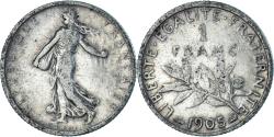 World Coins - Coin, France, Semeuse, Franc, 1905, Paris, , Silver, KM:844.1
