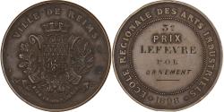 World Coins - France, Medal, Ecole Régionale des Arts Industriels de Reims, 1898, Bronze